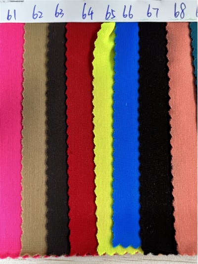 DG-BT recycled polyester matte Lycra Composition: 82% recycled polyester 18% spandex Weight: 180g/㎡ Width: 150CM detail view-4